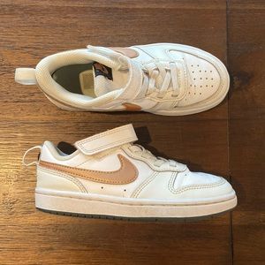White & Gold Children’s Airforces